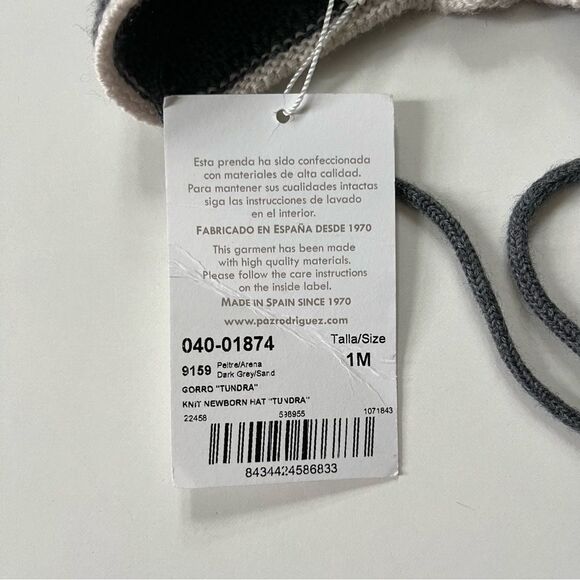 Paz Rodriguez NWT Knit Newborn Tundra Hat - Picture 7 of 7